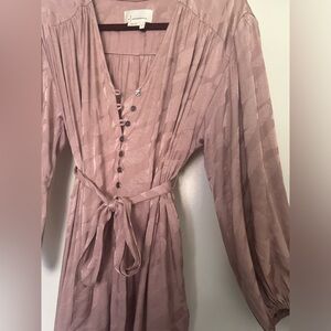 Anthropologie Blush Pink Jumpsuit